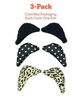 【CaserBay】3-Pack Inserts, Reduce Slip Forward Impact, Improve Shoes Slightly Too Big, for Men & Women, Pumps, Flats, Sneakers【Shoe Filler, 3 Color Set】