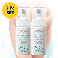 NO Odor - Natural Vegan Herbal Feminine Wash (2PK) - for Female Odors and Hygiene | Soothing Gentle pH Balanced Female Hygiene Vagina Genital Foam Cleansing Soap with Oriental Ingredients