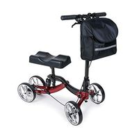 Lumex Knee Walker Rollator, 300 lbs. Capacity (Red)