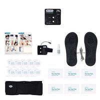 DR-HO'S Pain Relief System TENS Unit and EMS for Pain Relief and Full Body Pain Management - Ultimate Package (Includes Travel Foot Therapy Pads, Pain Therapy Back Belt, and More)