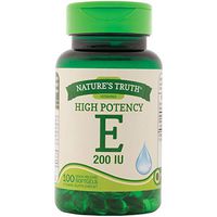 Nature's Truth High Potency E 200 IU Quick Release - 100 Softgels, Pack of 6