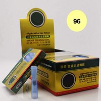 HHJJ Filter Tips 96Pcs/Box, Disposable Cigarette Filters, Cigarette Filter Tips Holders, Tobacco Tar Filtration Cleaning Holders, Best Gift