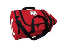 ASATechmed First Aid Large EMT First Responder Trauma Bag for Home, Office, School, Emts, Paramedics, First Responders + More (Red)