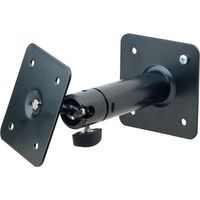 K&M 24185 Speaker Wall Mount - Black, Single