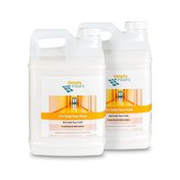 Simply Floors FLC-00004 22% solids Floor Finish - [Pack of 2 - 2.5 gallon bottles] Economical Mid solids, High Gloss, Finish, Wax and Polish, Liquid Metal Cross Link Acrylic Floor Coating and Protecting Solution