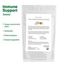 Immune Booster - Natural, plant-based, organic mushroom + green coffee bean extract - supports immune system, Keto, Paleo, gluten free