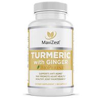 Turmeric Curcumin with Ginger and BioPerine® - Powerful Joint Care Supplement for Effective Pain Relief and Ongoing Joint & Body Support.