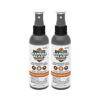 Ranger Ready Insect Repellent with 20% Picaridin Mist Spray Bottle, Ranger Orange Scent, 3.4 Ounce, TSA Regulation Travel Size for Worldwide Protection, Pack of 2