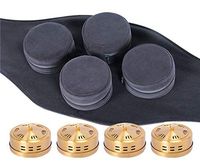 Moxa Cone Box Include 4 Boxes, Portable Moxibustion Moxa Cone Burner Box Set - Moxibustion Box with Carry Band for Back Pain, Leg, Waist, Acupuncture Point/NO Moxa Cone (B)