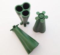 10 Pyramid Rubber Cane Caps