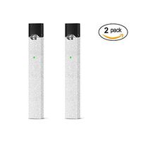 2-Pack Juul Skin Wrap juul Decal Skin– 10+ Designs Unique Vinyl wrap Juul Skin Cover (White Sparkle)