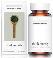 Fresh Water Algae Capsules - Chlorella Spirulina Pills for Detoxification and Cardiovascular Support - Potent Chlorophyll - Organic Powder Supplement - 60 Capsules - Optimal 50/50 Blend