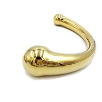 Handheld Personal Massager Metal Massage Stainless Steel Wand Massor (Gold (380g))