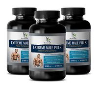 libido Increase - Extreme Male Pills 2185 Mg - Male Enhancement Formula - tribulus terrestris maca Ginseng - 3 Bottles 180 Tablets