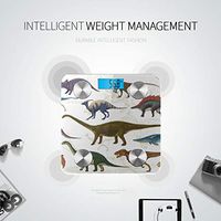 Bluetooth Scale for Weight Cartoon Cute Colorful Beast Dinosaur Bluetooth Scales Body Fat Composition Monitor Analyzer with Smartphone App for Body Management-396 Lbs