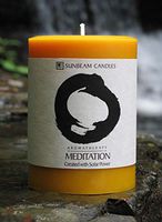 Sunbeam Candles Manifestation Aromatherapy Pillar – Meditation