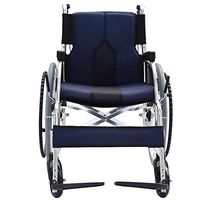 JUFU Wheelchair Light Folding Medical Home Aged Care car Scooter Walking aid Solid tire | (Color : C)