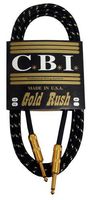 CBI Gold Rush 1/4" to 1/4" Guitar Instrument Cable, 25 Feet