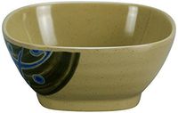 Yanco JP-1035 Japanese 4.25" Square Bowl, 8 oz Capacity, 1.75 Height, Melamine, Pack of 48