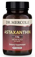 Dr. Mercola Astaxanthin 4mg, 30 Servings (30 Capsules), Non GMO, Soy Free, Gluten Free