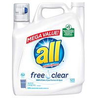 all Stainlifters Free Mega Clear Value Liquid Laundry Detergent, 184.5 Oz, 123 Loads