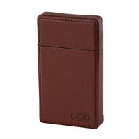 IWIM PU Leather Super Slim Size 100mm 100's Cigarette Case - Magnet Lid Unique Luxury Hard Carrying Holder Box Cover Best Blank Solid Color Design for Men and Women Unisex (Wine)