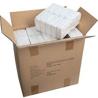 ForPro Value Toe Separators, White, Pedicure Toe Separators, 1 Inches W x 3 Inches L, 1000-Count