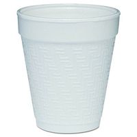 Dart 8KY8 8-Ounce capacity 3.5 Inch Height Greek Key Design Small Drink Embossed Foam Cup 25-Pack (Case of 40)