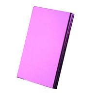 Topxome 1pcs 20 Sticks Thin Fashion Pipe Creative Personality Cigaret Case Slim Lady Metal Cigarette Box Cigarette Accessories (purple)