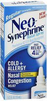 Neo-Synephrine Cold & Sinus Spray Regular Strength - .5 oz, Pack of 3