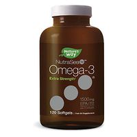 Ascenta NutraSea HP Omega-3 Fish Oil 1500mg EPA + 500mg DHA, Zesty Lemon Flavored, 120 Softgels