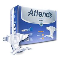 Attends DDC30 Extra Absorbent Breathable Briefs, 44"-58", Large (Pack of 72)