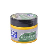 vmree Leather Conditioner–Renew, Restore & Repair Color to Faded and Scratched Leather,8 Color Choices,Use on Leather Apparel,Furniture, Auto Interiors, Shoes,Bags and Accessories (Yellow, 50ml)