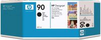 HP 90 Black DesignJet Original Ink Cartridge (C5058A)