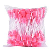 FidgetKute Disposable Oral Care Sponge Swabs Foam Tip Cleaning Swabs Sponge Stick 100-500pc