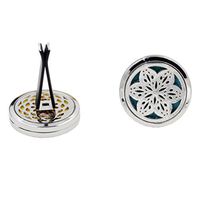 Fabal 10 Style Stainless Car Air Vent Freshener Essential Oil Diffuser (E)