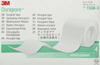 3M Health Care 1538-3 Durapore Surgical Tape, Standard Roll, Silk-Like, 10 yd. L x 3" W (Pack of 40)