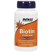 Biotin Skin Health Vitamin B7 5000 mcg 60 Veg Capsules