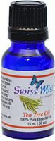 Swiss Mist - Tea Tree Essential Oil 100% PURE & NATURAL - UNDILUTED Therapeutic Grade - 0.50 oz Bottle - Perfect for Aromatherapy, Relaxation, Skin Therapy & More!