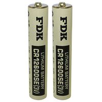 2pc FDK CR12600SE CR2NP 3V Laser Lithium Manganese Dioxide Battery FAST USA SHIP