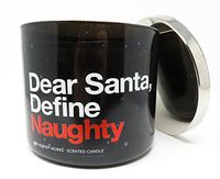 Bath & Body Works Candle 3 Wick 14.5 Ounce Dear Santa Define Naughty Scent Spice