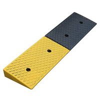 Techecho Channels Cord Cover Rubber Road Along The Slope 6cm Step Pad Triangle Door Mat Street Along The Slope Road Along The Slope (Color : Black, Size : 100x25x6cm)