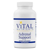 Vital Nutrients - Adrenal Support - Suitable for Men and Women - Supports Adrenal gland function, Support Mild Stress and Anxiety, and Promotes a Healthy Immune System - 120 Capsules per Bottle