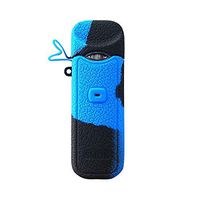 KKmod Silicone Case for Smok Nord Box Kit Protective Rubber Sleeve Cover Shield Wrap (BlackBlue)