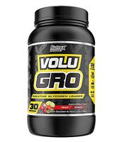 Nutrex Research Volu GRO | Muscle Builder with Fast Digesting Dextrose Carbohydrates and Creatine Monohydrate | 30 Servings (Fruit Punch)