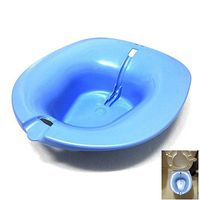 Flexible Sitz Bath Toilet Bidet pregnant woman,patient,hemorrhoids Therapy (Blue)