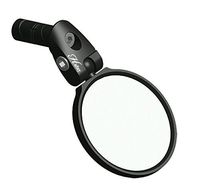 Hafny Bar End Bike Mirror, Stainless Steel Lens, Safe Rearview Mirror (Black 68 Diameter)