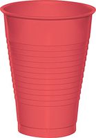 Creative Converting 28314671 Party Supplies, 12 oz, Coral