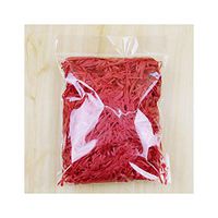 Colorful Shredded Paper Gift Box Filler Wedding Party Decoration Crinkle Cut Paper Shred Packaging Gift Bag,Red