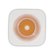 Convatec 125258 SUR-FIT Natura Two-Piece Cut-to-Fit, Stomahesive Skin Barrier with Tape Collar, White, 38mm (1 1/2") Flange, Overall Dimension 4" x 4", 10/BX